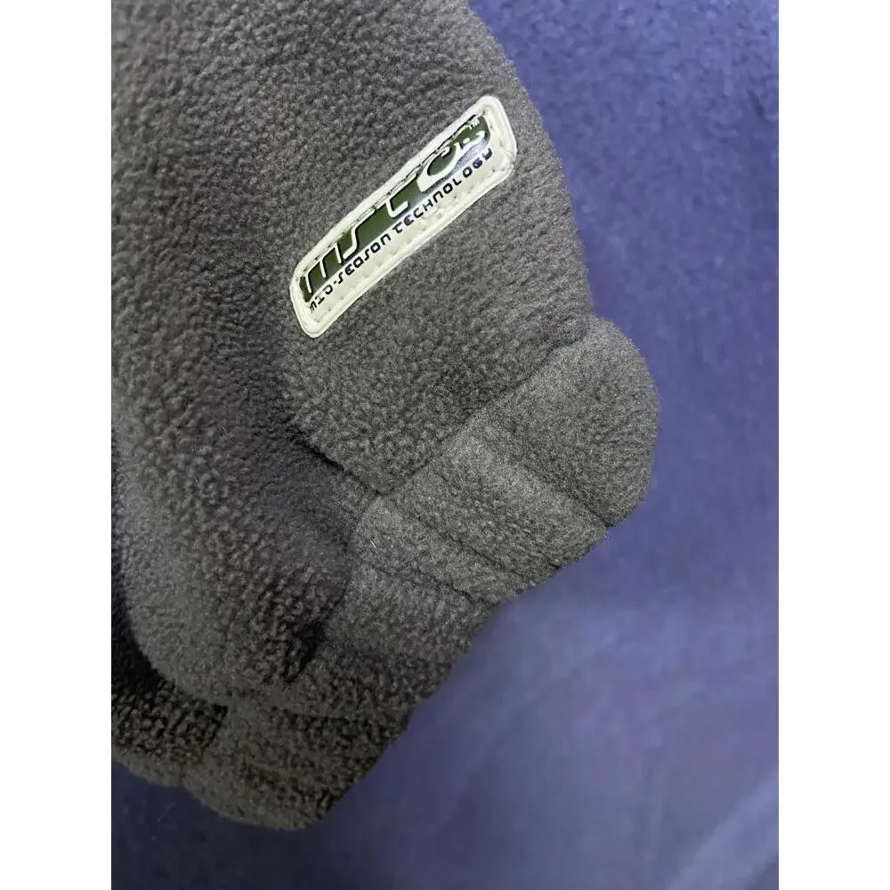 Drake Heavy Fleece Waterfowl Magnattach Georgia Bulldogs Zip Green Jacket Mens S